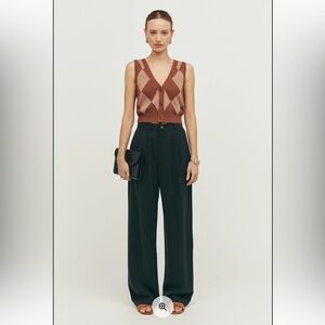 Reformation Mason Pant — Black